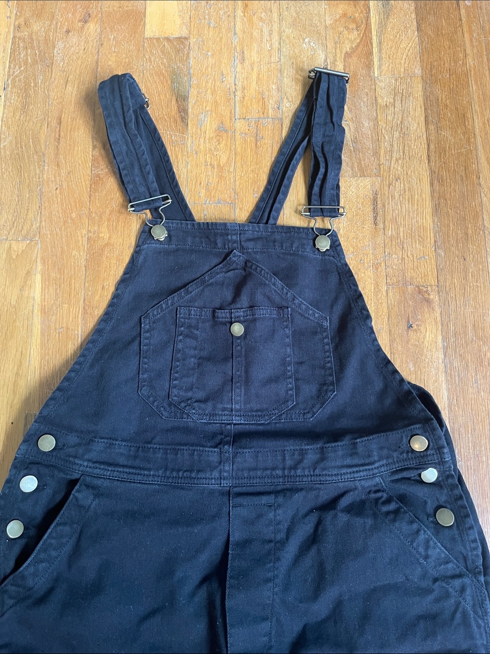 Quince Organic Stretch Cotton Twill Relaxed Overalls - Picture 2 of 4